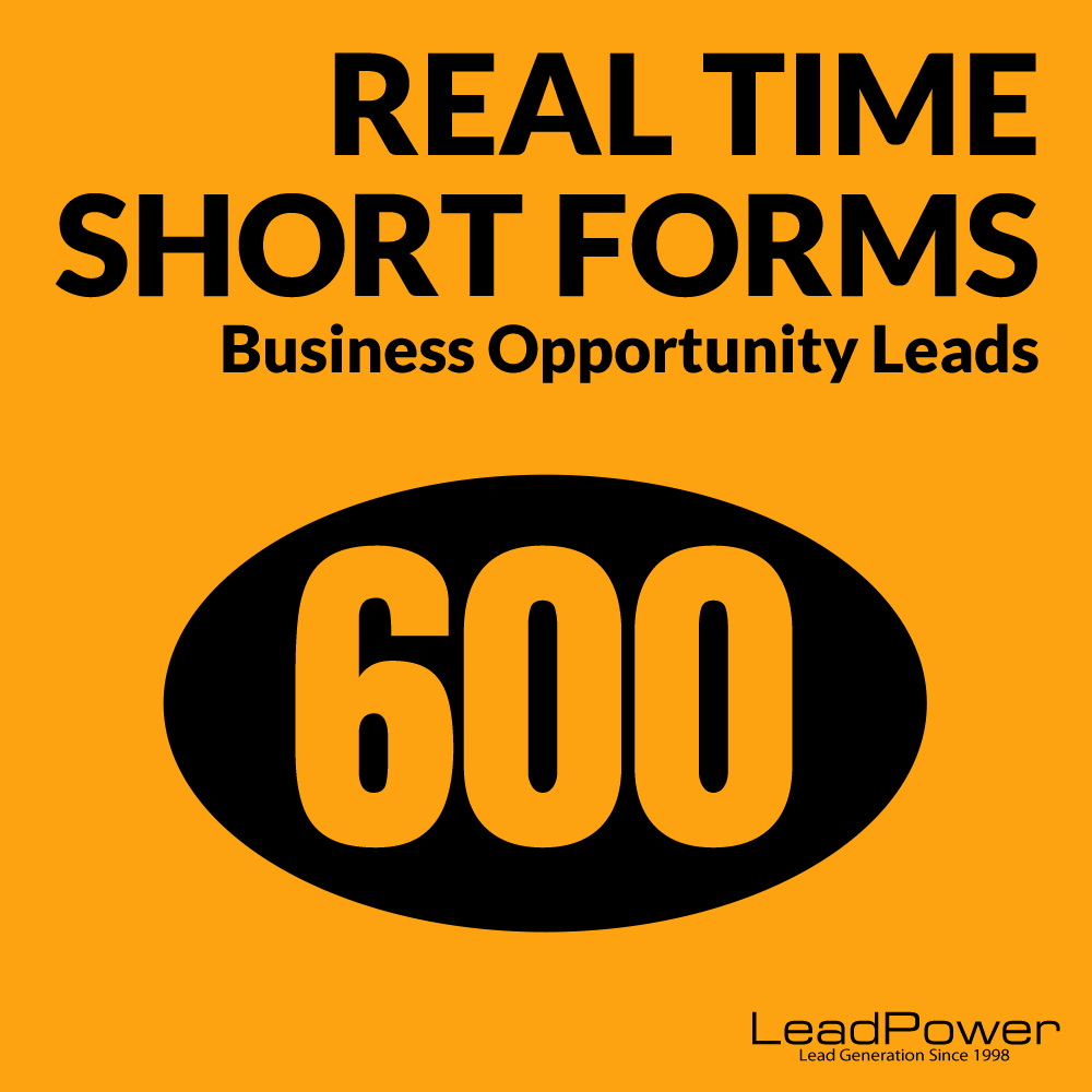 Real Time Short Forms 600 - Leadpower
