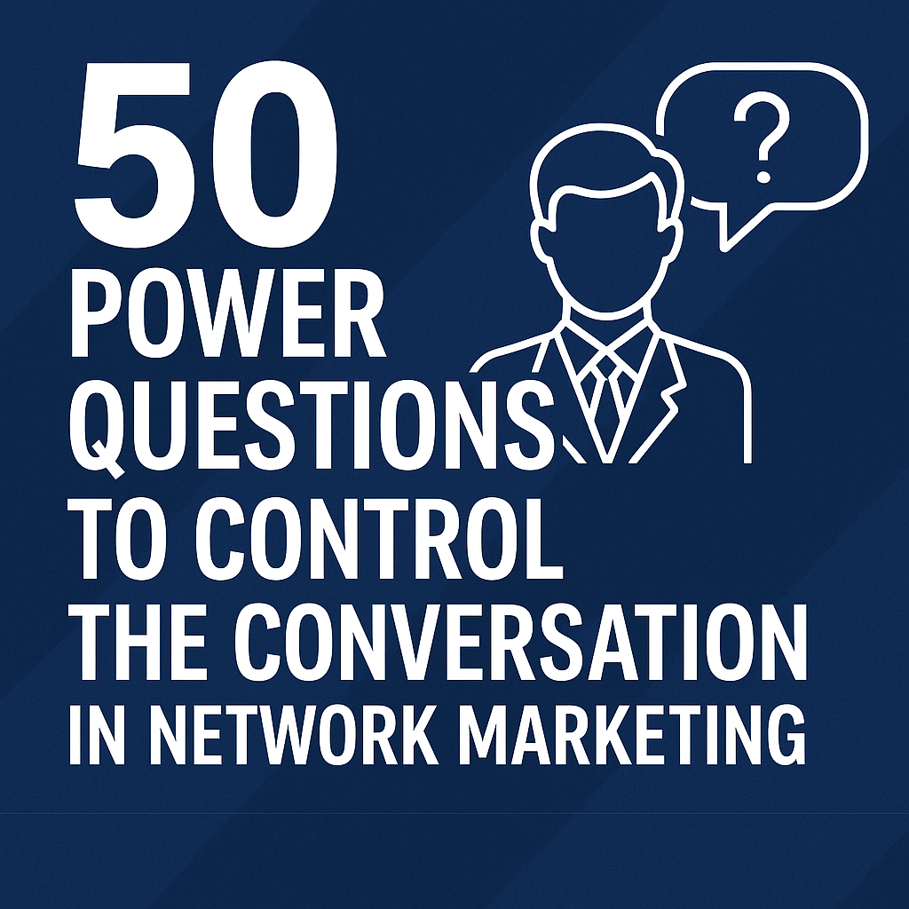 The person asking the questions is the one in control. - Leadpower