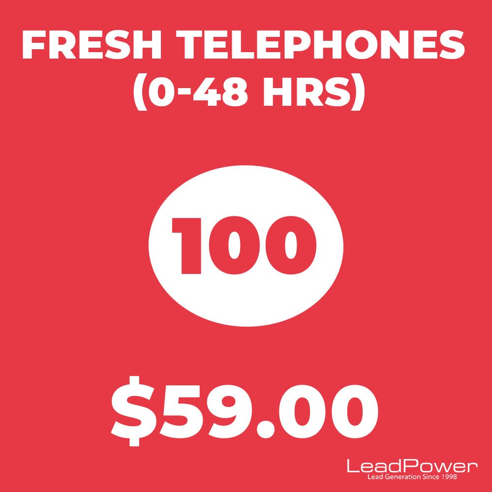 Fresh Telephones (0-48 HRS) 100 - Leadpower