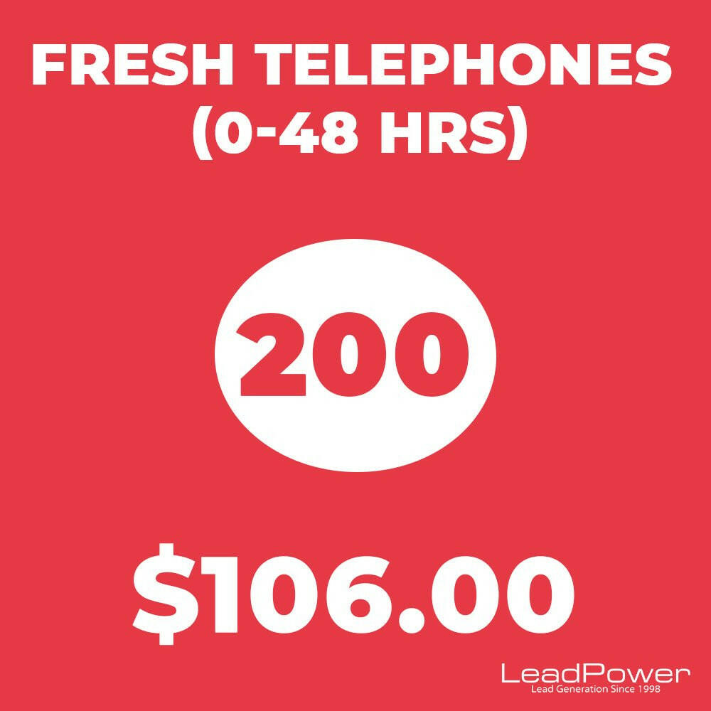 Fresh Telephones (0-48 HRS) 200 - Leadpower