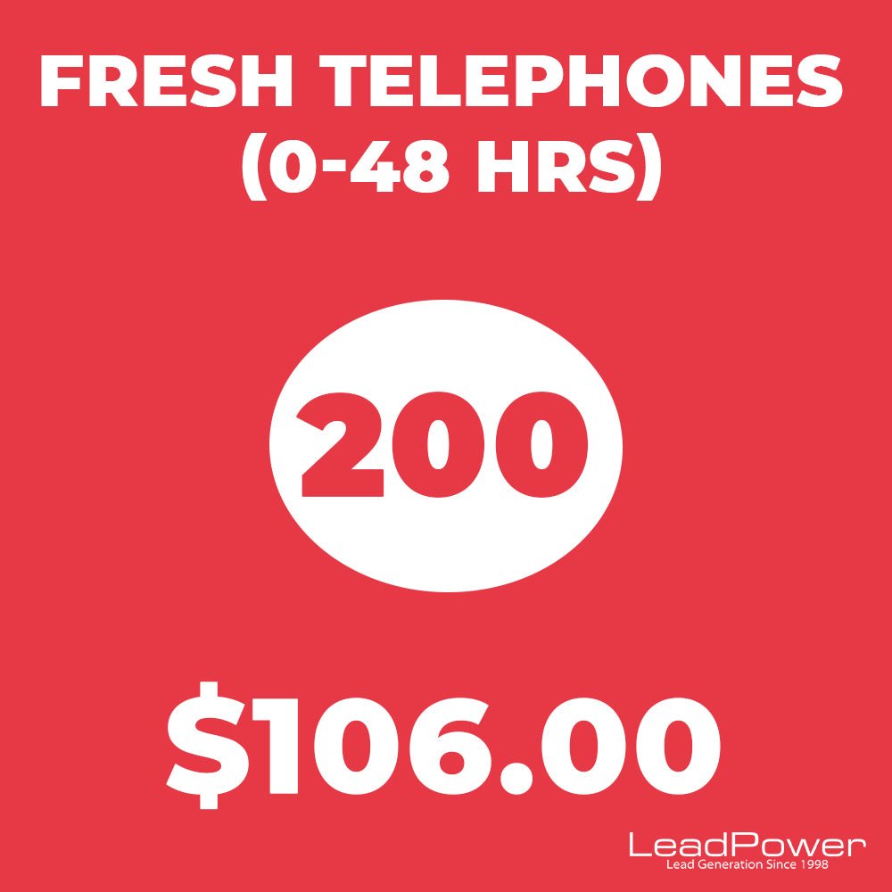 Fresh Telephones (0-48 HRS) 200 - Leadpower