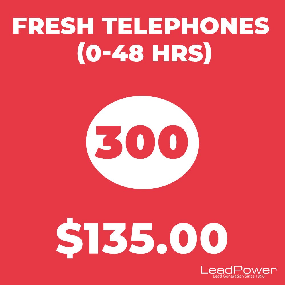 Fresh Telephones (0-48 HRS) 300 - Leadpower