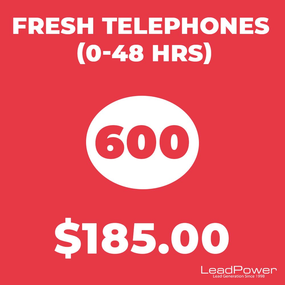 Fresh Telephones (0-48 HRS) 600 - Leadpower