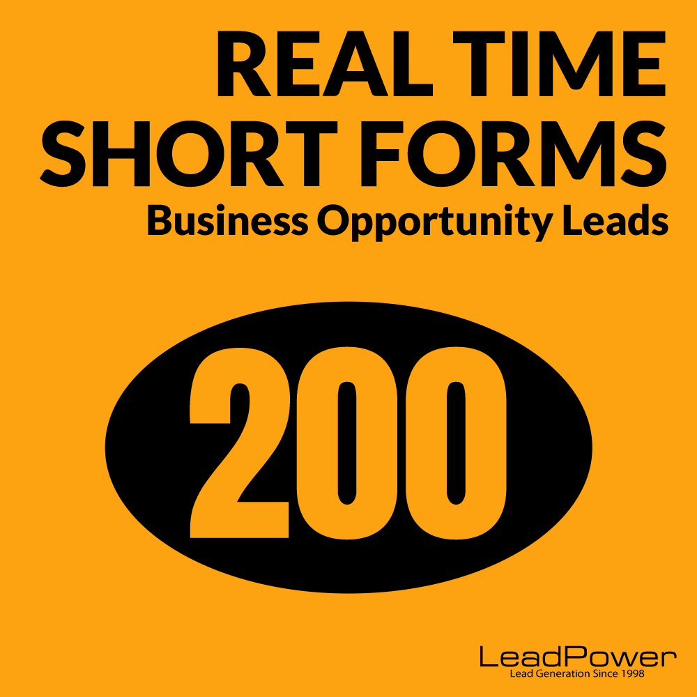 Real Time Short Forms 200 - Leadpower